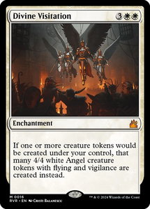Divine Visitation - Ravnica Remastered (RVR) #16 - Mythic Rare Magic: The Gathering Trading Card