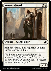 Armory Guard - Ravnica Remastered (RVR) #3 - Common Magic: The Gathering Trading Card