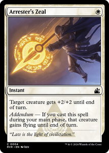 Arrester's Zeal - Ravnica Remastered (RVR) #4 - Common Magic: The Gathering Trading Card