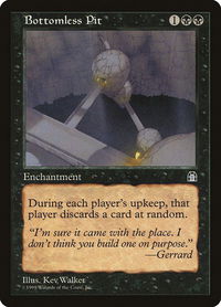 Bottomless Pit - Stronghold (STH) #null - Uncommon Magic: The Gathering Trading Card
