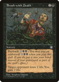 Brush with Death - Stronghold (STH) #null - Common Magic: The Gathering Trading Card