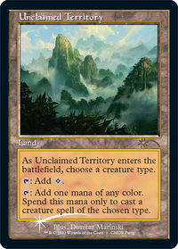Unclaimed Territory (Retro Frame) - WPN & Gateway Promos (WPN) #1 - Promo Magic: The Gathering Trading Card