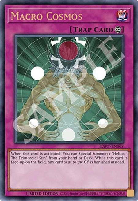 Macro Cosmos trading card from The Lost Art Promotion Macro Cosmos - The Lost Art Promotion YuGiOh trading card