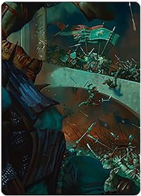 Rohirrim Chargers Art Card - Art Series: Universes Beyond: The Lord of the Rings: Tales of Middle-earth (ASLTR) #6 - Special Magic: The Gathering Trading Card