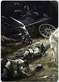 Courageous Resolve Art Card - Art Series: Universes Beyond: The Lord of the Rings: Tales of Middle-earth (ASLTR) #16 - Special Magic: The Gathering Trading Card