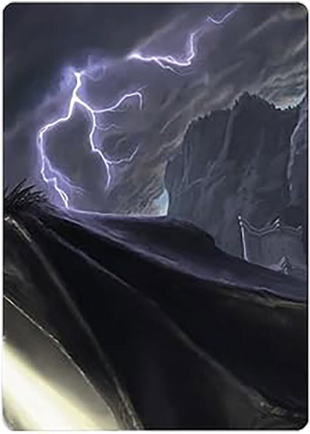 Sorcerous Squall Art Card - Art Series: Universes Beyond: The Lord of the Rings: Tales of Middle-earth Magic: The Gathering trading card