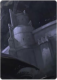 Rammas Echor, Ancient Shield Art Card - Art Series: Universes Beyond: The Lord of the Rings: Tales of Middle-earth (ASLTR) #15 - Special Magic: The Gathering Trading Card