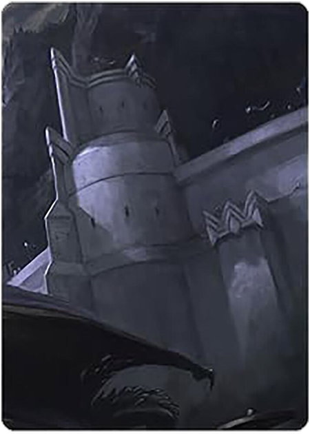 Rammas Echor, Ancient Shield Art Card - Art Series: Universes Beyond: The Lord of the Rings: Tales of Middle-earth Magic: The Gathering trading card