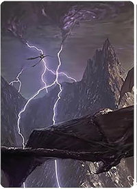 Call Forth the Tempest Art Card - Art Series: Universes Beyond: The Lord of the Rings: Tales of Middle-earth (ASLTR) #19 - Special Magic: The Gathering Trading Card