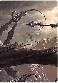 Nazgul Battle-Mace Art Card - Art Series: Universes Beyond: The Lord of the Rings: Tales of Middle-earth (ASLTR) #20 - Special Magic: The Gathering Trading Card