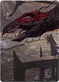 Fell Beast of Mordor Art Card - Art Series: Universes Beyond: The Lord of the Rings: Tales of Middle-earth (ASLTR) #23 - Special Magic: The Gathering Trading Card