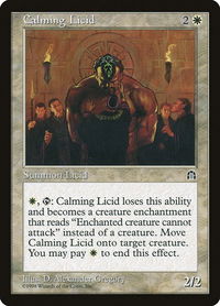 Calming Licid - Stronghold (STH) #null - Uncommon Magic: The Gathering Trading Card