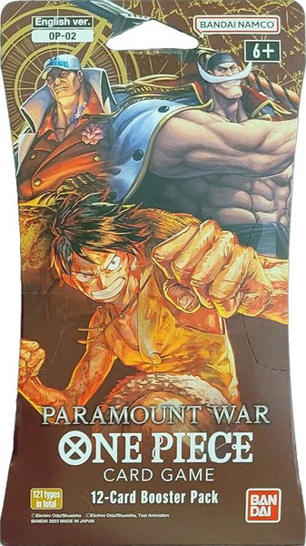Paramount War - Sleeved Booster Pack - Paramount War One Piece trading card