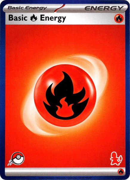 Basic Fire Energy (Blue Border) trading card from My First Battle Basic Fire Energy (Blue Border) - My First Battle Pokémon trading card