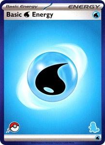 Basic Water Energy (Blue Border) - My First Battle #null - Unconfirmed Pokémon Trading Card