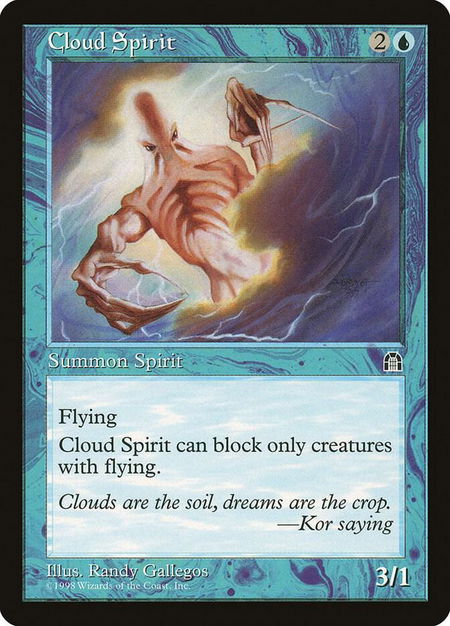 Cloud Spirit - Stronghold Magic: The Gathering trading card