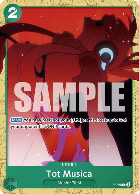 Tot Musica (Starter Deck 11: Uta Deck Battle) - One Piece Promotion Cards One Piece trading card