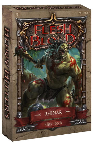 Heavy Hitters Blitz Deck - Rhinar - Blitz Deck: Heavy Hitters - Rhinar Flesh and Blood trading card