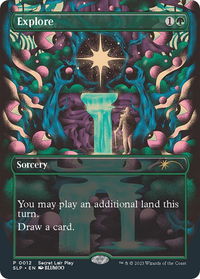 Explore - Secret Lair Showdown (SLP) #12 - Promo Magic: The Gathering Trading Card