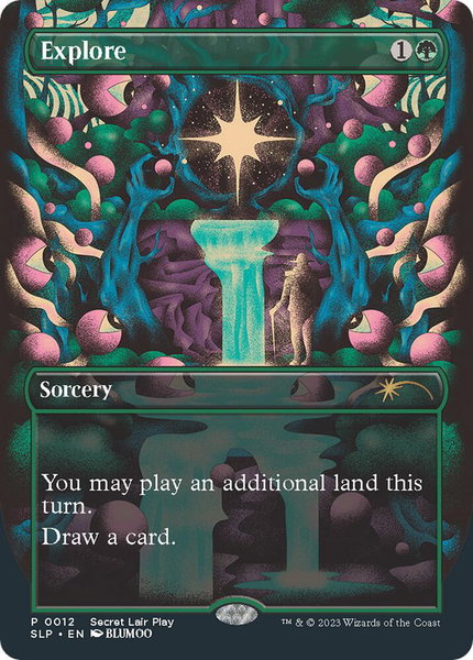 Explore - Secret Lair Showdown Magic: The Gathering trading card
