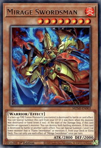Mirage Swordsman - Maze of Millennia (MZMI) #MZMI-EN003 - Rare YuGiOh Trading Card
