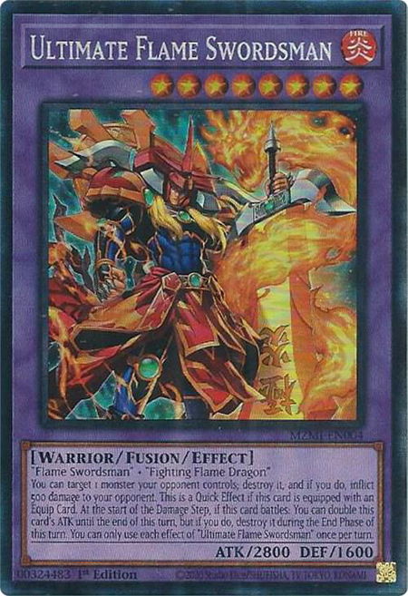 Ultimate Flame Swordsman (CR) - Maze of Millennia YuGiOh trading card