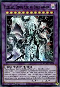 Clorless, Chaos King of Dark World - Maze of Millennia (MZMI) #MZMI-EN014 - Super Rare YuGiOh Trading Card