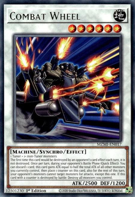 Combat Wheel - Maze of Millennia YuGiOh trading card