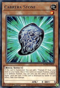 Cabrera Stone - Maze of Millennia (MZMI) #MZMI-EN019 - Rare YuGiOh Trading Card