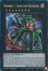 Number 1: Infection Buzzking (CR) - Maze of Millennia (MZMI) #MZMI-EN023 - Collector's Rare YuGiOh Trading Card