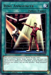 Ring Announcer - Maze of Millennia (MZMI) #MZMI-EN026 - Rare YuGiOh Trading Card