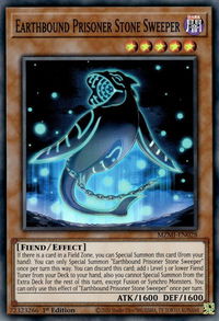 Earthbound Prisoner Stone Sweeper - Maze of Millennia (MZMI) #MZMI-EN028 - Super Rare YuGiOh Trading Card