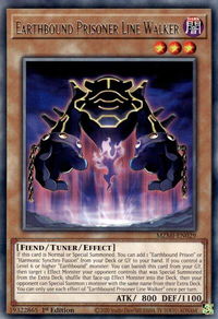 Earthbound Prisoner Line Walker - Maze of Millennia (MZMI) #MZMI-EN029 - Rare YuGiOh Trading Card