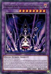 Earthbound Servant Geo Kraken - Maze of Millennia (MZMI) #MZMI-EN030 - Rare YuGiOh Trading Card