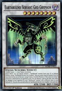 Earthbound Servant Geo Gryphon - Maze of Millennia (MZMI) #MZMI-EN033 - Super Rare YuGiOh Trading Card