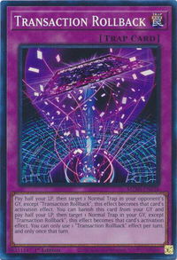 Transaction Rollback (CR) - Maze of Millennia (MZMI) #MZMI-EN038 - Collector's Rare YuGiOh Trading Card