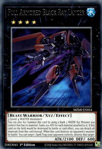 Full Armored Black Ray Lancer - Maze of Millennia (MZMI) #MZMI-EN054 - Rare YuGiOh Trading Card