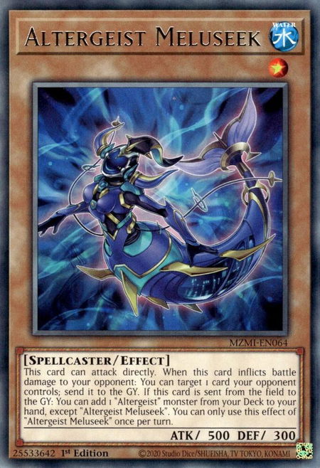Altergeist Meluseek - Maze of Millennia YuGiOh trading card
