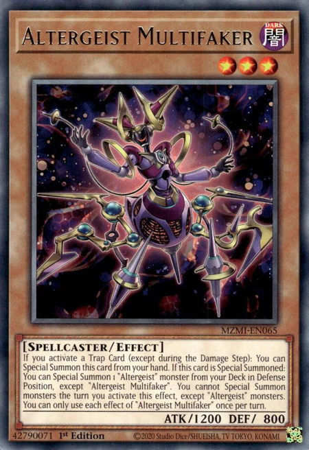 Altergeist Multifaker - Maze of Millennia YuGiOh trading card