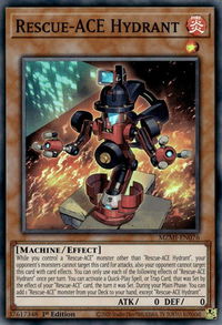Rescue-ACE Hydrant - Maze of Millennia (MZMI) #MZMI-EN076 - Super Rare YuGiOh Trading Card