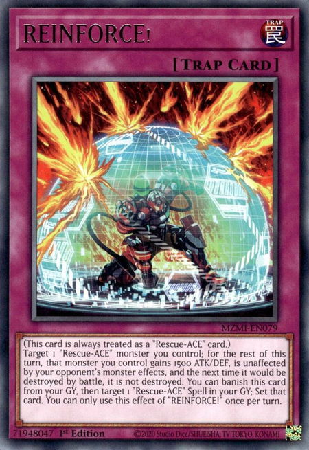 REINFORCE! - Maze of Millennia YuGiOh trading card
