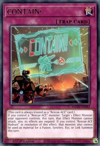 CONTAIN! - Maze of Millennia (MZMI) #MZMI-EN082 - Rare YuGiOh Trading Card