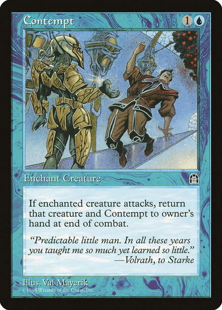 Contempt - Stronghold Magic: The Gathering trading card