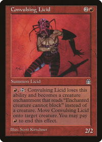 Convulsing Licid - Stronghold (STH) #null - Uncommon Magic: The Gathering Trading Card