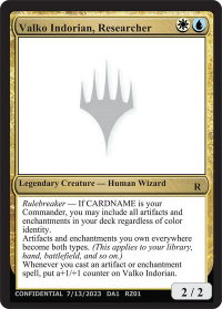 Valko Indorian, Researcher - Un-Known Event Playtest Cards  #null - Rare Magic: The Gathering Trading Card