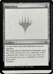 Spice Rack - Un-Known Event Playtest Cards #null - Rare Magic: The Gathering Trading Card