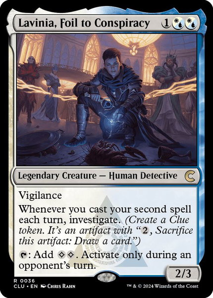 Lavinia, Foil to Conspiracy trading card from Ravnica: Clue Edition Lavinia, Foil to Conspiracy - Ravnica: Clue Edition Magic: The Gathering trading card