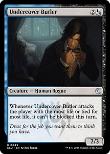 Undercover Butler - Ravnica: Clue Edition (CLU) #49 - Uncommon Magic: The Gathering Trading Card