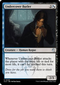 Undercover Butler - Ravnica: Clue Edition (CLU) #49 - Uncommon Magic: The Gathering Trading Card