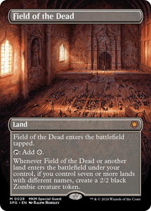 Field of the Dead (Borderless) - Special Guests (SPG) #28 - Mythic Rare Magic: The Gathering Trading Card